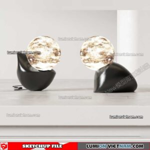 230306. Moon Lamp Sketchup Models