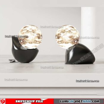 230306. Moon Lamp Sketchup Models