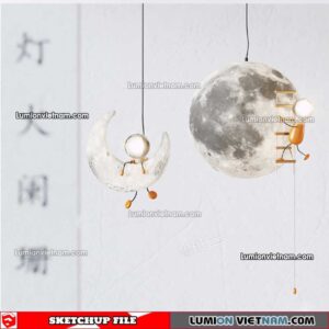 230306. Moon Lamp Sketchup Models
