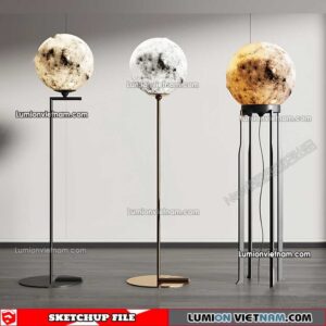 230306. Moon Lamp Sketchup Models