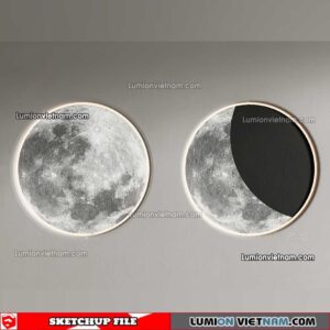 230306. Moon Lamp Sketchup Models