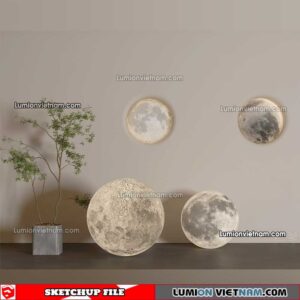 230306. Moon Lamp Sketchup Models