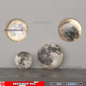 230306. Moon Lamp Sketchup Models