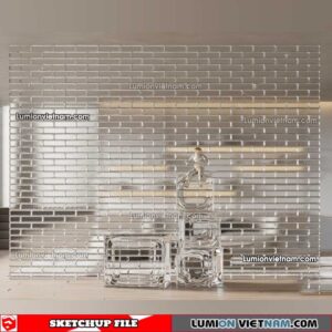 230308. Glass Brick Sketchup Models