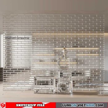 230308. Glass Brick Sketchup Models
