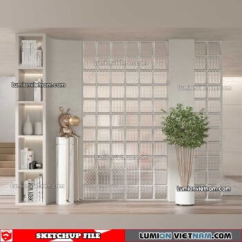 230308. Glass Brick Sketchup Models