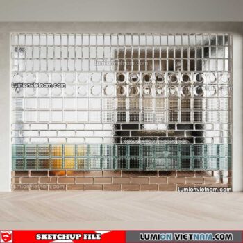 230308. Glass Brick Sketchup Models