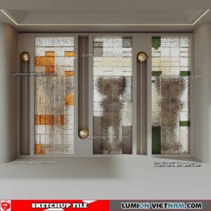 230308. Glass Brick Sketchup Models