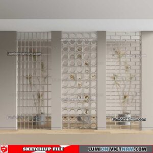 230308. Glass Brick Sketchup Models