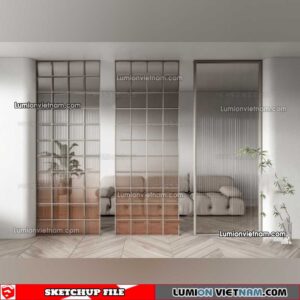 230308. Glass Brick Sketchup Models