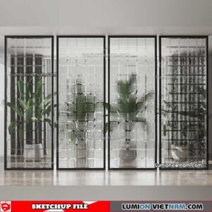 230308. Glass Brick Sketchup Models