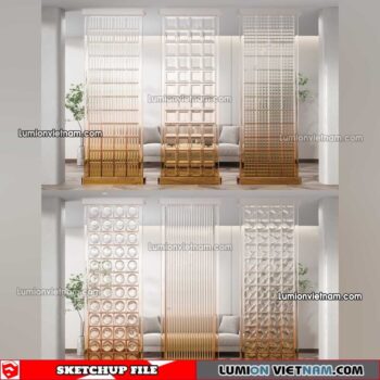 230308. Glass Brick Sketchup Models