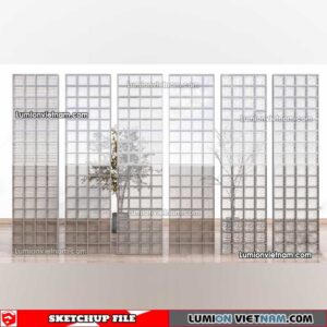 230308. Glass Brick Sketchup Models
