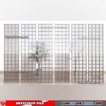 230308. Glass Brick Sketchup Models