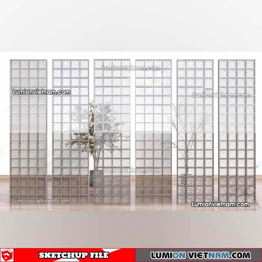 230308-Glass-Brick-(7)-Sketchup-Models