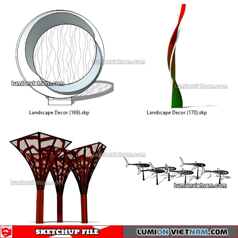 230312-Landscape-Decor-(43)-Sketchup-Models