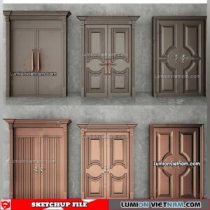 230402. Classic Door Sketchup Models