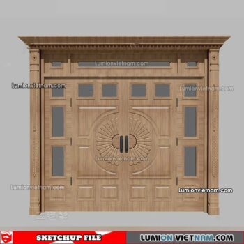 230402. Classic Door Sketchup Models