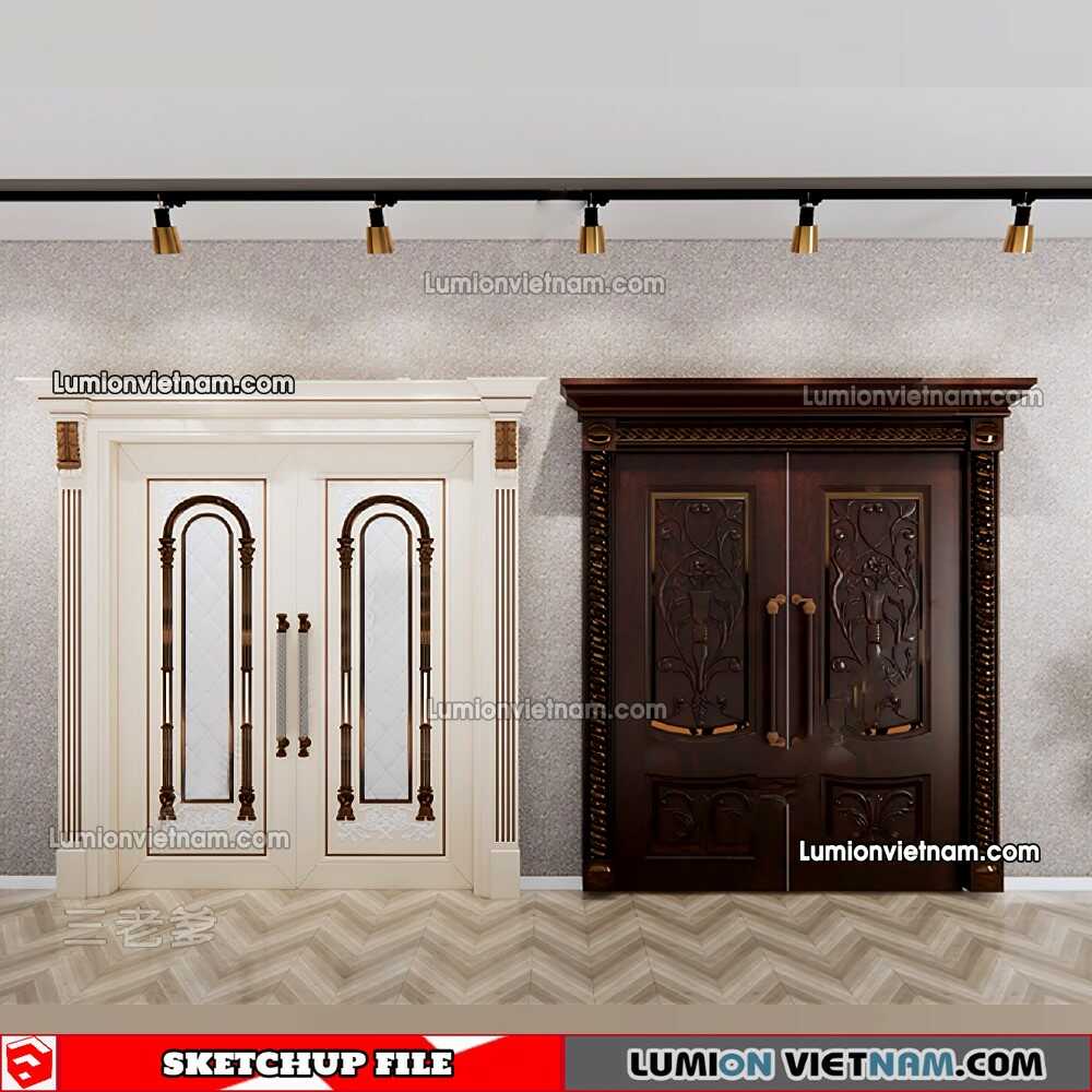 230402-Classic-Door-(12)-Sketchup-Models