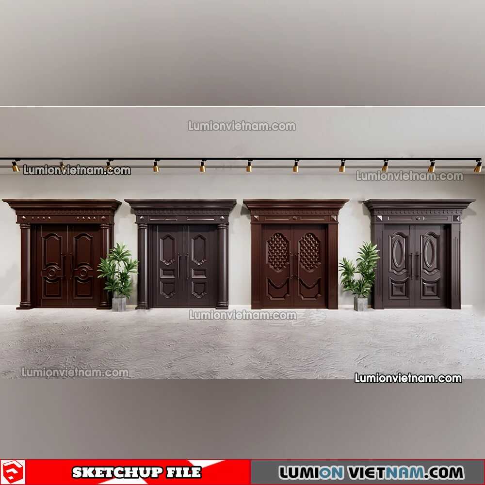 230402-Classic-Door-(17)-Sketchup-Models