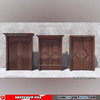 230402. Classic Door Sketchup Models