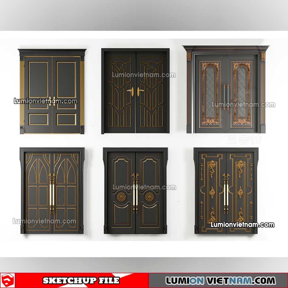 230402-Classic-Door-(20)-Sketchup-Models
