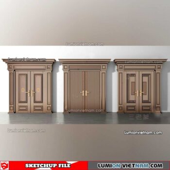 230402. Classic Door Sketchup Models