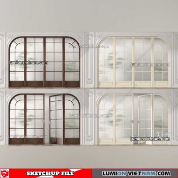 230402. Classic Door Sketchup Models