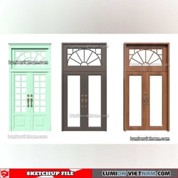 230402. Classic Door Sketchup Models