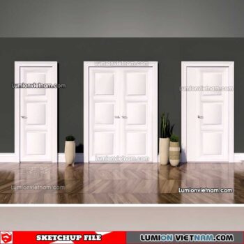 230402. Classic Door Sketchup Models