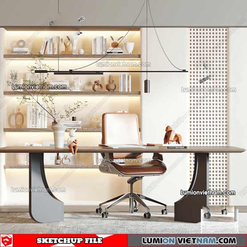 230411.Workplace Sketchup 3D Models