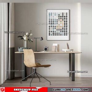 230411.Workplace Sketchup 3D Models