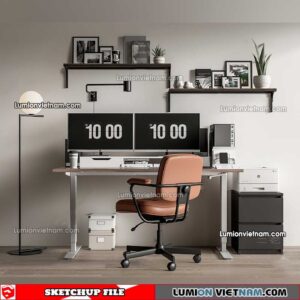 230411.Workplace Sketchup 3D Models