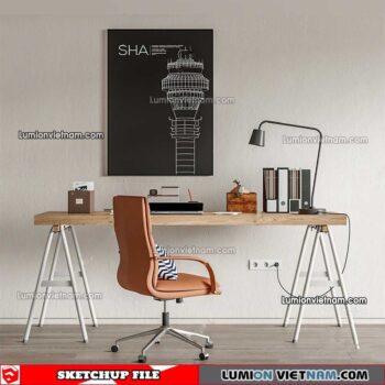 230411.Workplace Sketchup 3D Models