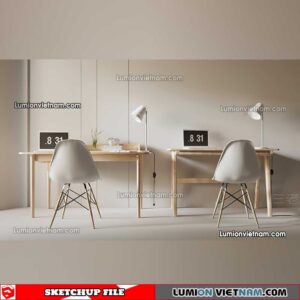 230411.Workplace Sketchup 3D Models