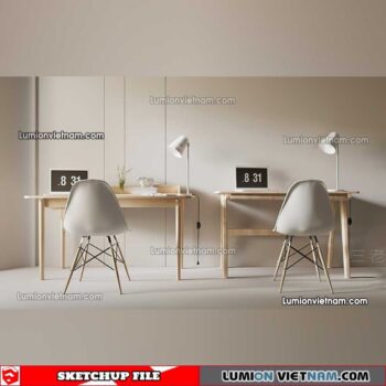 230411.Workplace Sketchup 3D Models