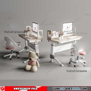 230411.Workplace Sketchup 3D Models