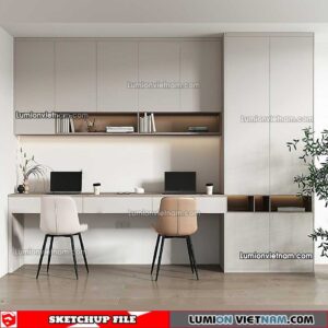 230411.Workplace Sketchup 3D Models