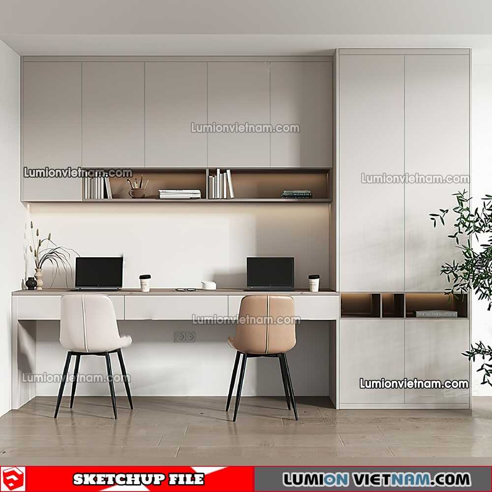 230411-Desk-(24)-Sketchup-Models