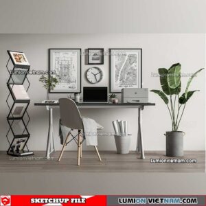 230411.Workplace Sketchup 3D Models