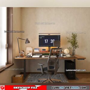 230411.Workplace Sketchup 3D Models