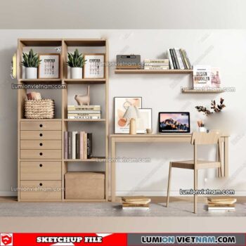 230411.Workplace Sketchup 3D Models