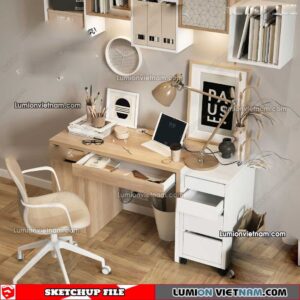 230411.Workplace Sketchup 3D Models