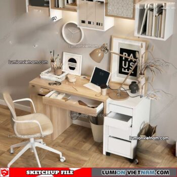 230411.Workplace Sketchup 3D Models