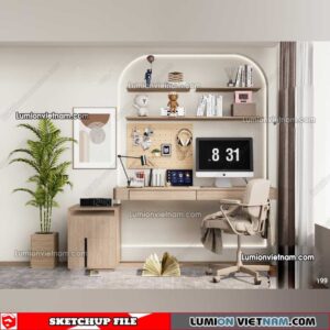 230411.Workplace Sketchup 3D Models