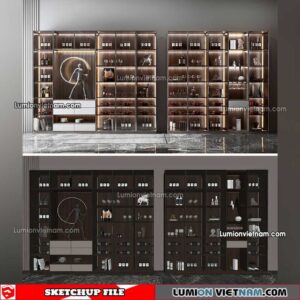 230413. Liquor Cabinet Sketchup Models