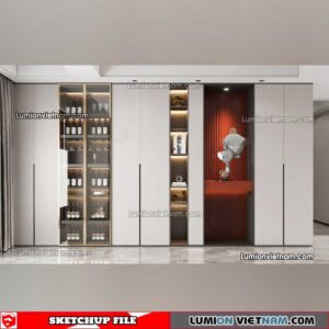230413. Liquor Cabinet Sketchup Models