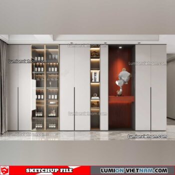 230413. Liquor Cabinet Sketchup Models