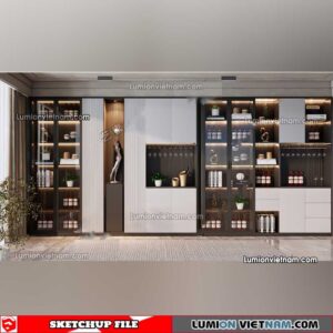 230413. Liquor Cabinet Sketchup Models