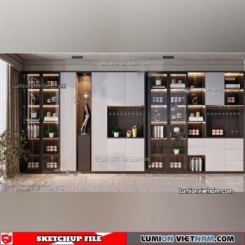 230413. Liquor Cabinet Sketchup Models
